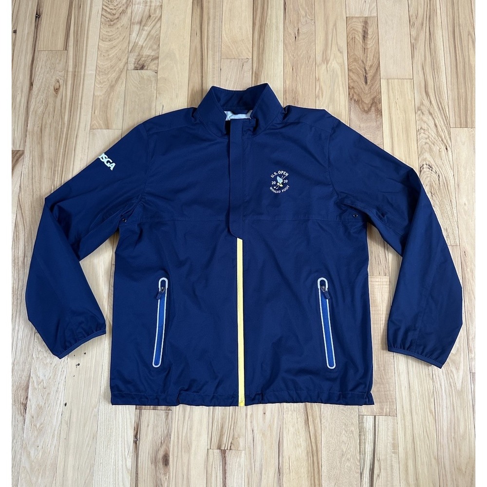 Polo Ralph Lauren Golf Marshal Jacket Mens Large Blue Zip 2020 Winged Foot
